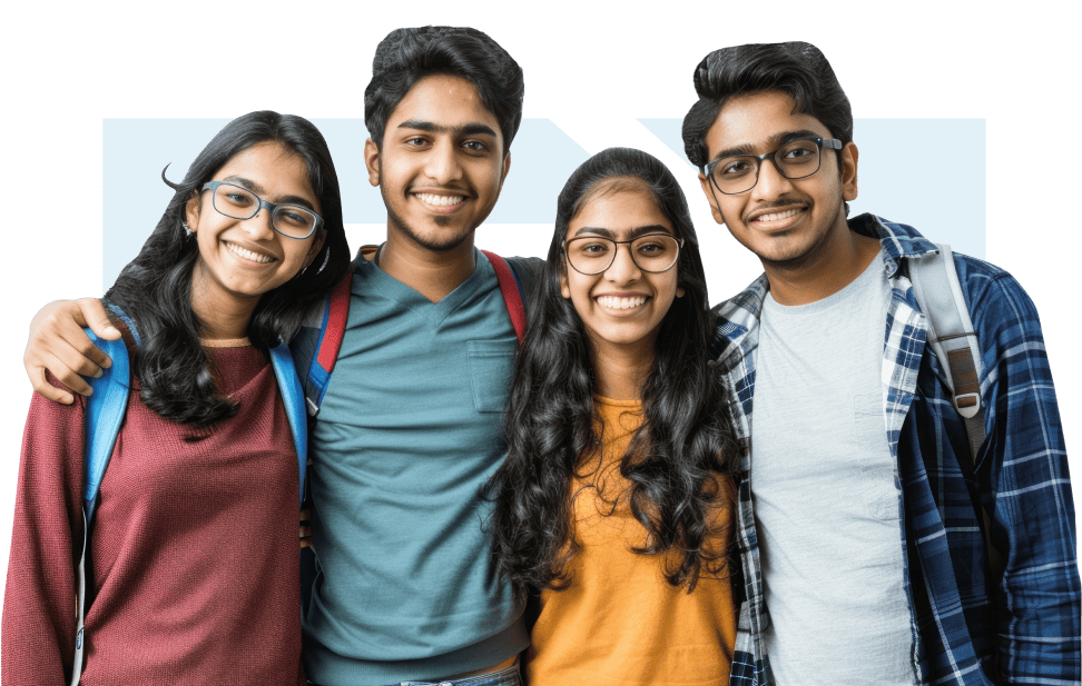 UniReady Global team of diverse students working on university verification technology